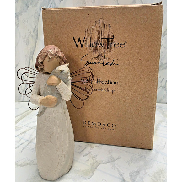 Willow Tree, Swan Lordi 2003, 'With Affection, I Love our Friendship' Figurine - Picture 1 of 10